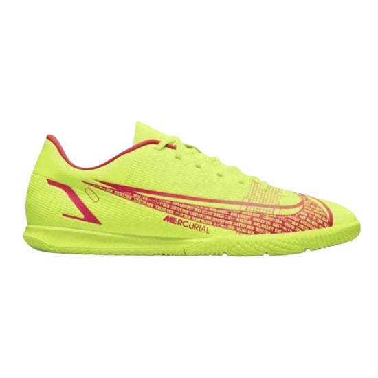 Nike Heren Mercurial Vapour 14 Club zaalvoetbalschoenen (Volt/helder karmozijnrood) - Image 1