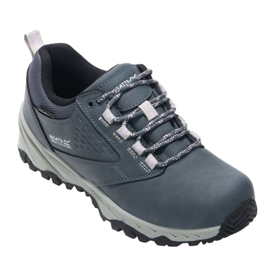 Regatta Dames/Dames Amble Synthetisch Leren Waterdichte Wandelschoenen (Stormgrijs/Poederlila) - Image 4