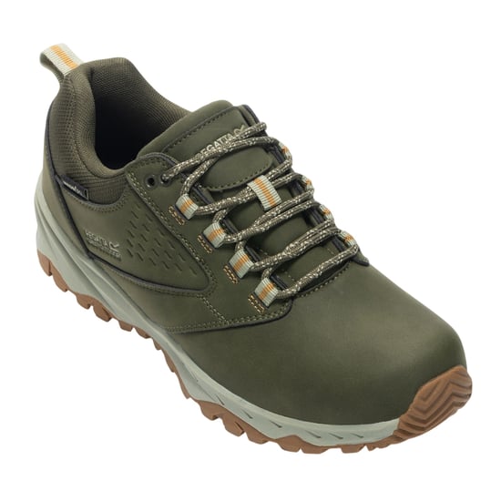 Regatta Heren Amble Waterdichte Lage Afgesneden Wandelschoenen (Donker Khaki/Bosbruin) - Image 4