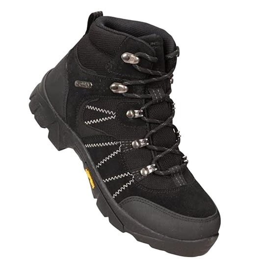 Mountain Warehouse Edinburgh Waterdichte Suède Wandelschoenen voor Kinderen/Kinderen (Zwart) - Image 4