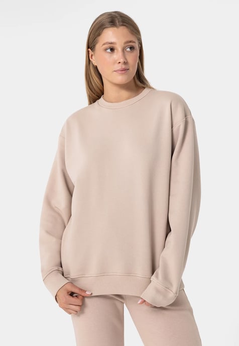 Oversized Sweatshirt BEIGE - Image 2