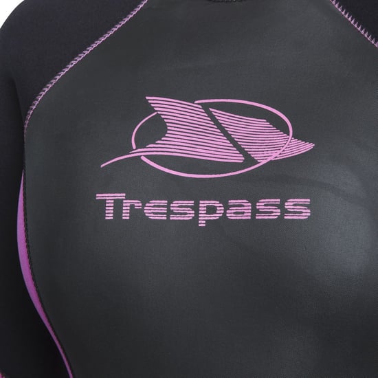 Trespass Dames/Dames Aquaria Volledig Wetsuit (Zwart) - Image 3