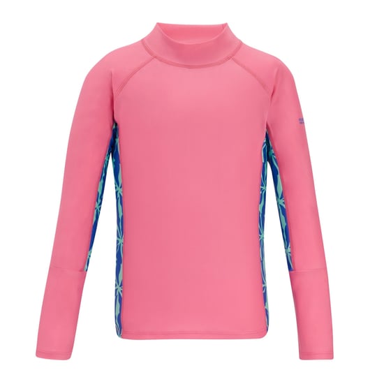 Regatta Kinder/Kids Hoku II Gebloemd Zwemtopje (Roze limonade/sonimblauw) - Image 1