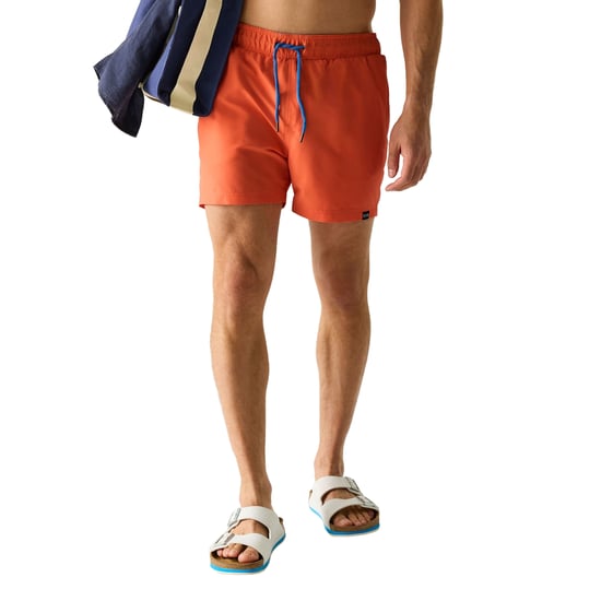 Regatta Heren Mawson II Zwemshort (Tijgerlelie oranje/sonisch blauw) - Image 4