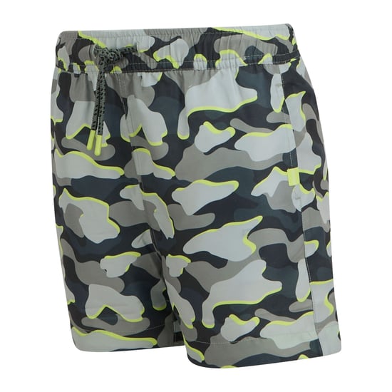 Regatta Skander Camo Zwemshort Kinderen/Kinderen (Donkere storm) - Image 3
