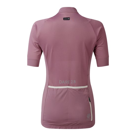 Dare 2B Dames/Dames Lightning Wielerjack met korte mouwen (Dusky orchidee) - Image 2
