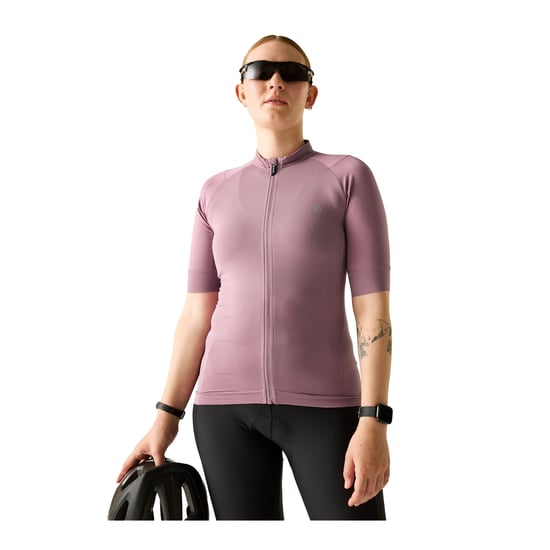 Dare 2B Dames/Dames Lightning Wielerjack met korte mouwen (Dusky orchidee) - Image 4