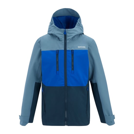 Regatta Highton Monochrome Waterdichte Jas voor Kinderen/Kinderen (China Blauw/Olympisch Blauw/Nachthemel) - Image 1