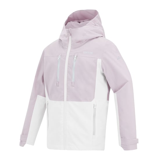 Regatta Highton Monochrome Waterdichte Jas voor Kinderen/Kinderen (Poederlila/roze waas) - Image 3