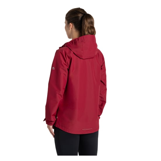 Craghoppers Dames/Dames Ossus Waterdichte Jas (Sumak Rood) - Image 2