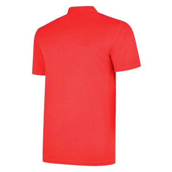 Umbro Jongens Essential Poloshirt (Vermiljoen/Wit) - Image 2