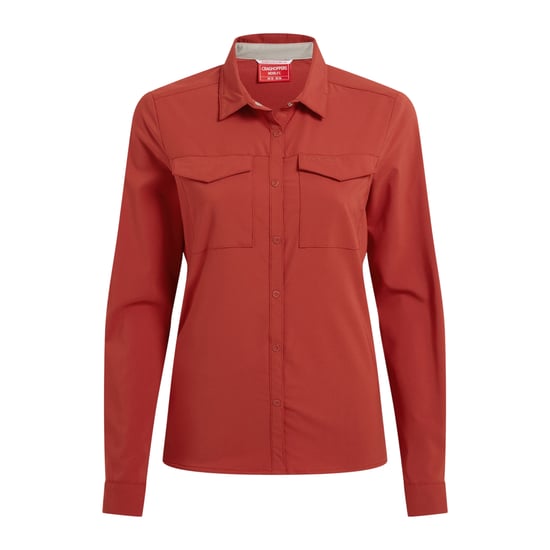 Craghoppers Dames/Dames NosiLife Pro III shirt met lange mouwen (Cinnaber) - Image 1