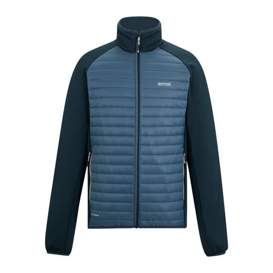 Regatta Heren Clumber Hybride Jas (China Blauw/Nachthemel) - Image 1