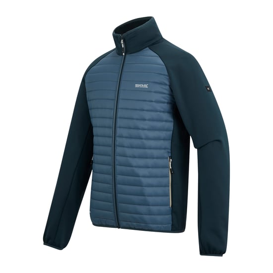 Regatta Heren Clumber Hybride Jas (China Blauw/Nachthemel) - Image 3