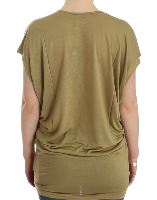 Costume National Groene bedrukte korte mouwen T-shirt - Image 3