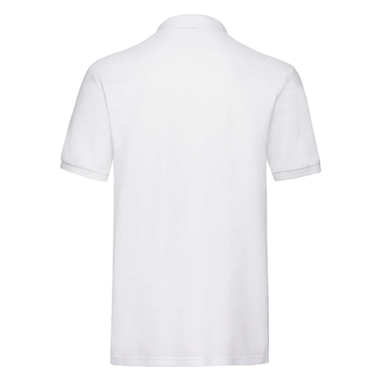Fruit Of The Loom Premium Heren Poloshirt Met Korte Mouwen (Wit) - Image 2