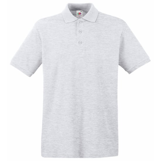 Fruit Of The Loom Premium Heren Poloshirt Met Korte Mouwen (Heather Grijs) - Image 1