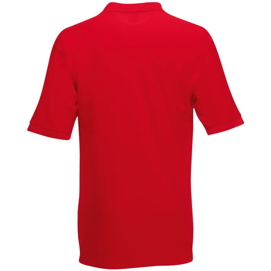 Fruit Of The Loom Premium Heren Poloshirt Met Korte Mouwen (Rood) - Image 2