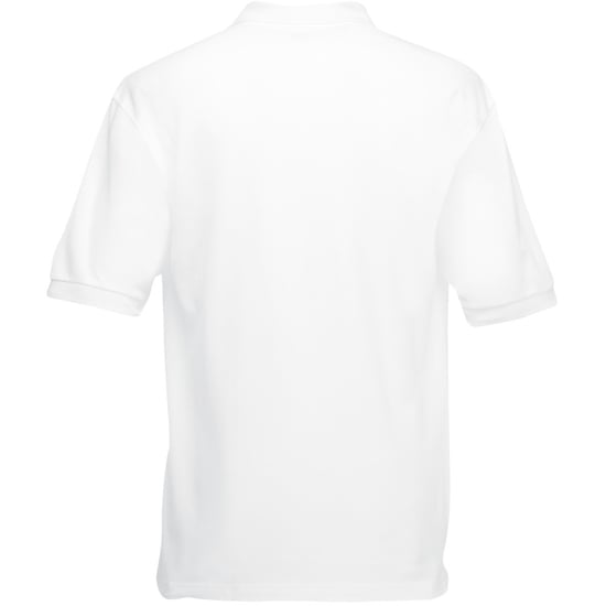 Fruit Of The Loom Heren 65/35 Pique Poloshirt Korte Mouwen (Wit) - Image 2