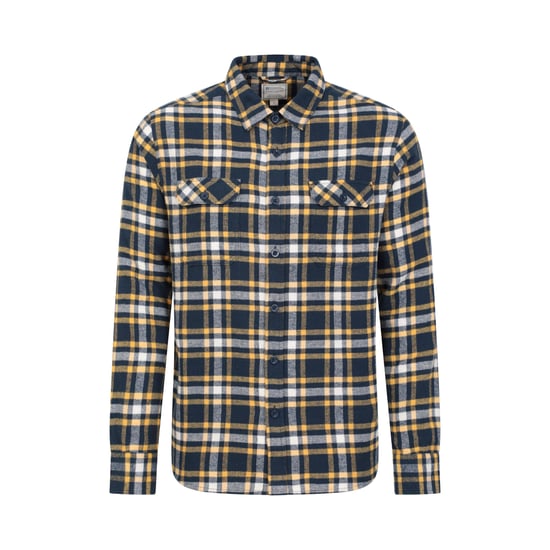 Mountain Warehouse Heren Overhemd met lange mouwen in molton (Indigo) - Image 1