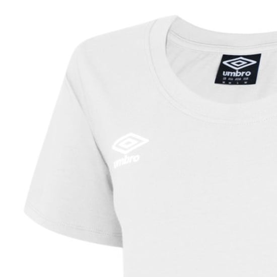 Umbro Dames/Dames Club Vrijetijds-T-shirt (Wit/zwart) - Image 3