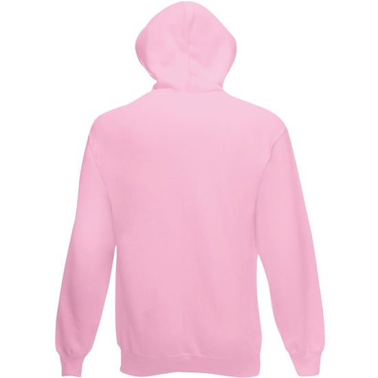 Fruit Of The Loom Heren Sweatshirt Met Capuchon / Hoodie (Licht Roze) - Image 2