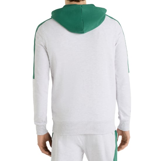 Umbro Heren Terras Half Zip Hoodie (Zilver/IJsmarmer) - Image 2