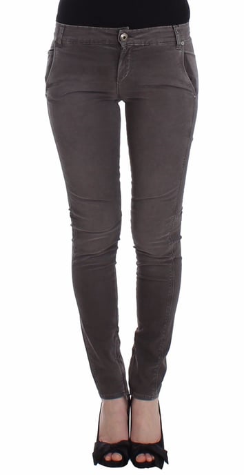 Ermanno Scervino Grijze Slim Jeans Denim Broek Skinny Leg Stretch - Image 1