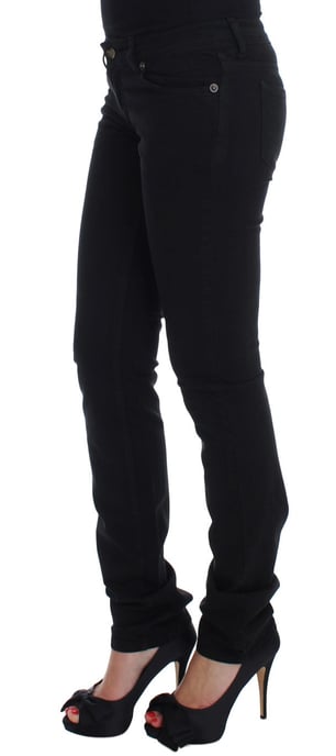 Cavalli Zwarte Katoenen Stretch Slim Skinny Fit Jeans - Image 2