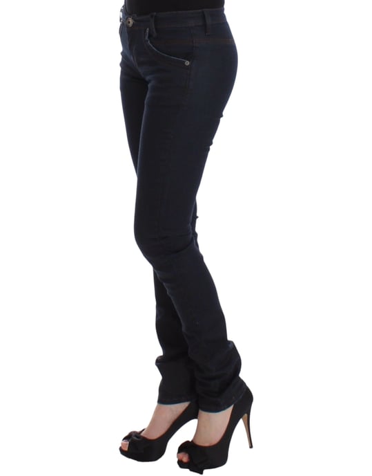 Ermanno Scervino Blauwe Slim Jeans Denim Broek Skinny Pijpen Stretch - Image 2
