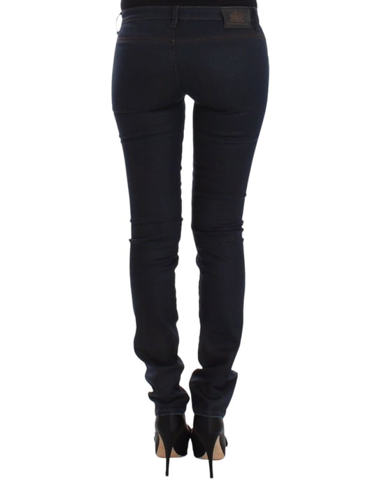 Ermanno Scervino Blauwe Slim Jeans Denim Broek Skinny Pijpen Stretch - Image 3