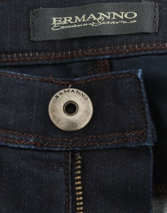 Ermanno Scervino Blauwe Slim Jeans Denim Broek Skinny Pijpen Stretch - Image 6