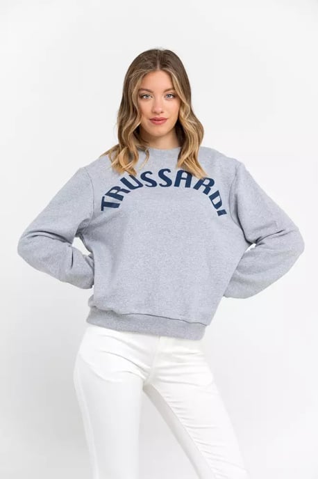 Trussardi Grijze Katoenen Dames Sweater - Image 2