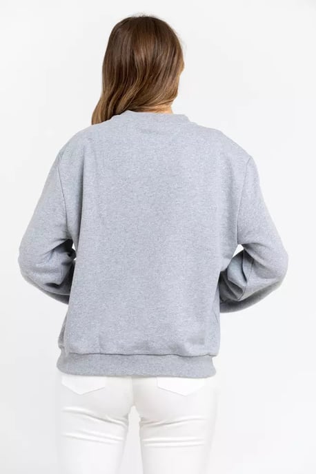 Trussardi Grijze Katoenen Dames Sweater - Image 4