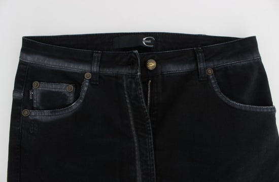 Cavalli Blauw Katoen Stretch Baggy Relax Jeans - Image 5