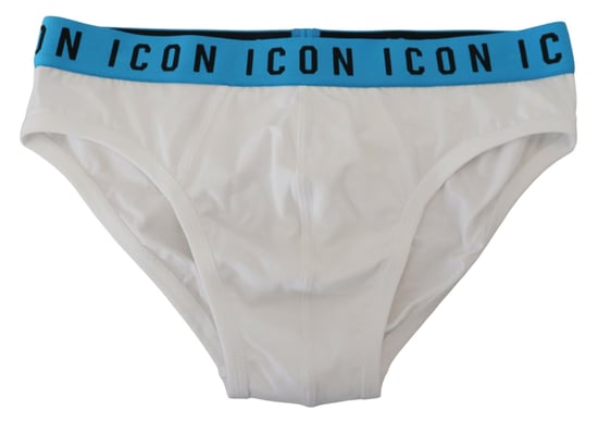 Dsquared² Witte Icon Logo Katoen Stretch Heren Brief Ondergoed - Image 1