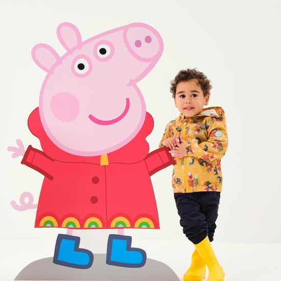 Regatta Muddy Puddle Peppa Pig Gebloemd Waterdicht Jasje voor kinderen/Kinderen (Glimlicht geel) - Image 4