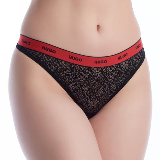 Verpakking van 3 Dameskant Thongs met Logo 50535265 - Image 2