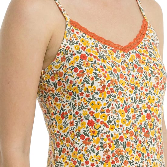 Dames Zomer Nachthemd met Dunne Bandjes van Katoen KL45300 - Image 3