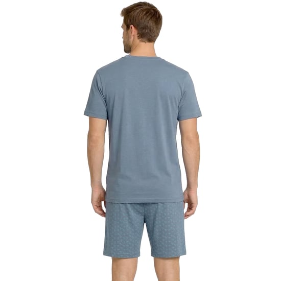 Heren Zomer Katoenen Korte Pyjama's KL30000 - Image 3