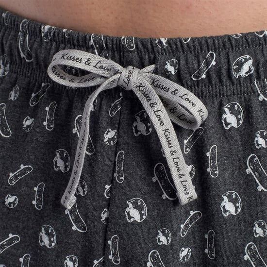 Heren Zomerse Katoenen Korte Pyjama's KL30000 - Image 6