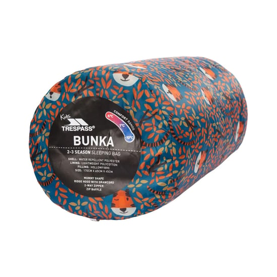 Trespass Bunka Lichtgewicht Mummie Slaapzak voor Kinderen/Kinderen (Teal) - Image 5