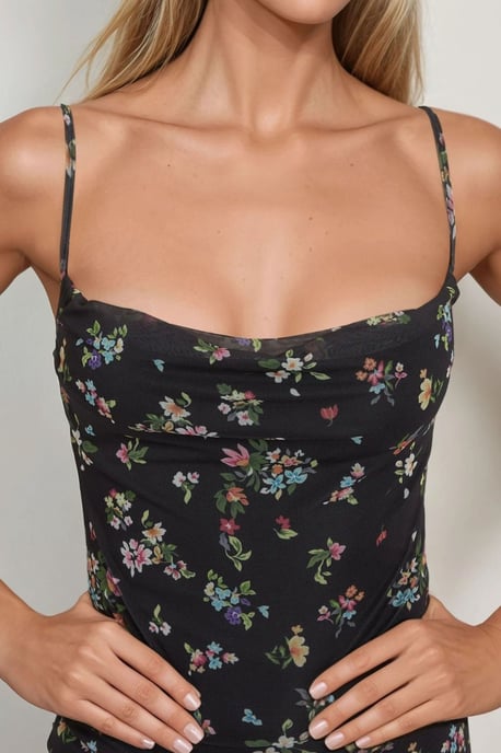 Geprinte Bodycon Maxi Jurk - Image 2