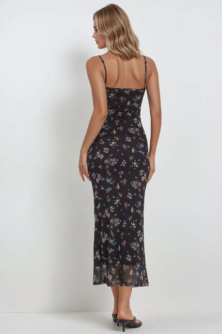 Geprinte Bodycon Maxi Jurk - Image 3