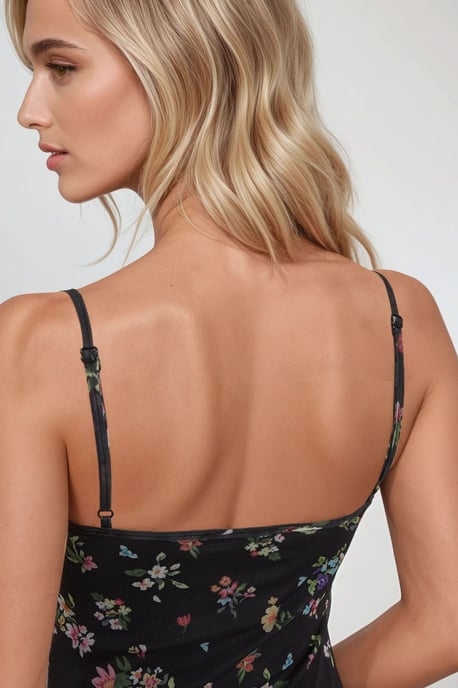 Geprinte Bodycon Maxi Jurk - Image 4