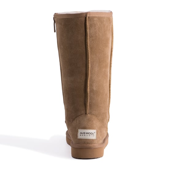 Aus Wooli "Newton" Australia Tall Zip, Tan - Image 3