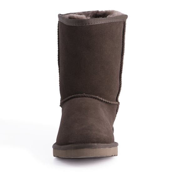 Aus Wooli "Cronulla" Australië Mid Calf Sheepskin Boot, Chocolade - Image 5