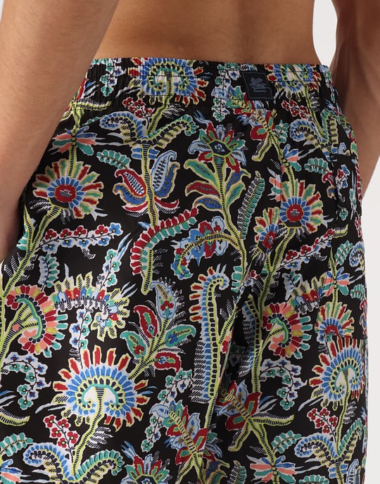 Zwembroek met paisleyprint en logo - Image 5