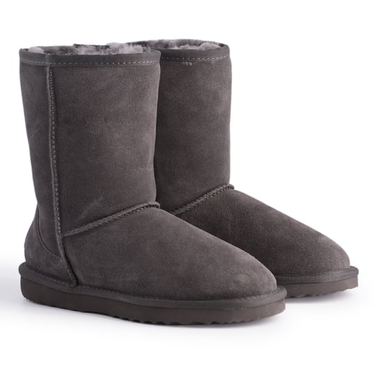Aus Wooli "Cronulla" Australië Mid Calf Sheepskin Boot, Grijs - Image 6