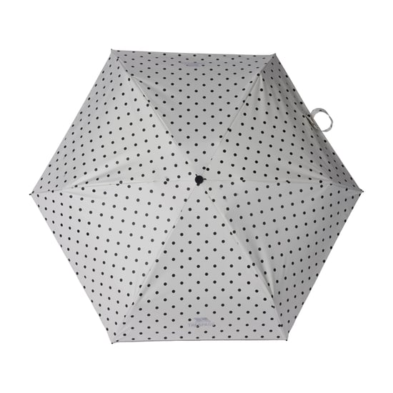 Trespass Dreep Polka Dot Vouwparaplu (Wit) - Image 3